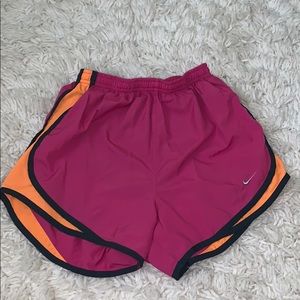 Pink nike dri fit shorts size small